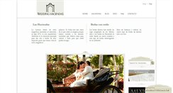 Desktop Screenshot of haciendasybodasmexico.com